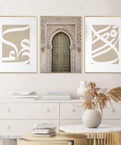 Bộ 3 tranh nghệ thuật trang trí phòng tập yoga KTR005151