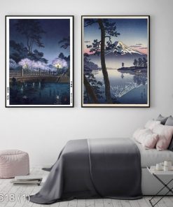 Bộ 2 tranh màn đêm huyền ảo KTR006181