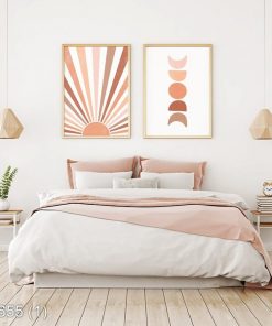 Bộ 2 tranh nghệ thuật mặt trời KTR006551