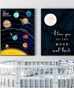 Bộ 2 tranh khám phá vũ trụ KTR008041