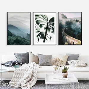 Bộ 3 tranh nghệ thuật KTR008113