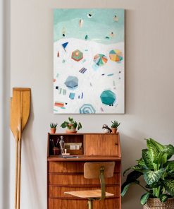 Tranh bãi biển ngộ nghĩnh WF524