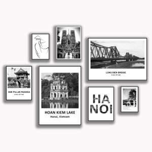Bộ tranh Hà nội art hiện đại TT3599