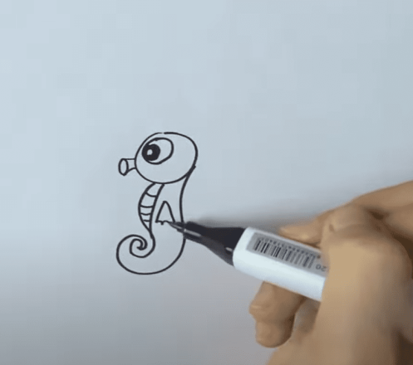 Vẽ mắt và thân cá