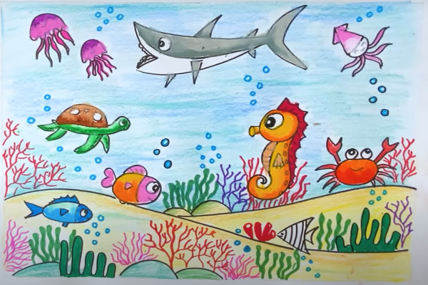 Hoàn thành bức tranh