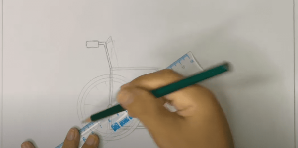 CÁC TIPS VẼ TRANH ĐỀ TÀI YÊU THƯƠNG CON NGƯỜI VÔ CÙNG ĐẸP VÀ SIÊU ĐƠN GIẢN 5 Hình ảnh khung xe lăn