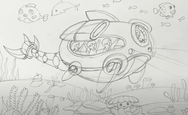 Vẽ các loài rong biển