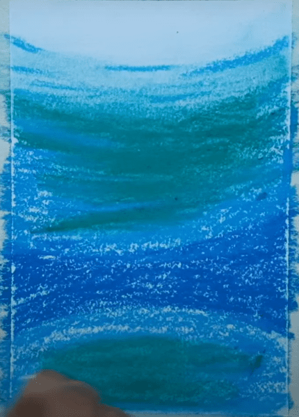 Tô màu xanh nước biển đậm