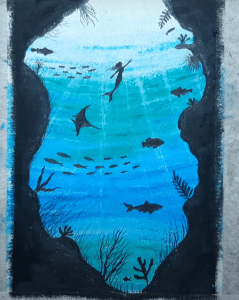 Vẽ thêm rong biển