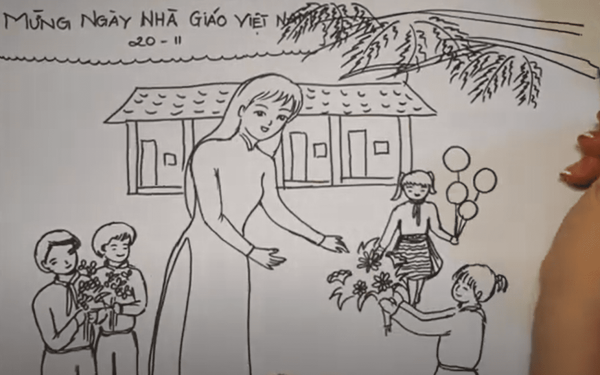 Vẽ trường học