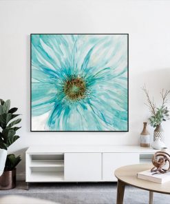 Tranh hoa thiên nhiên xanh TT3604