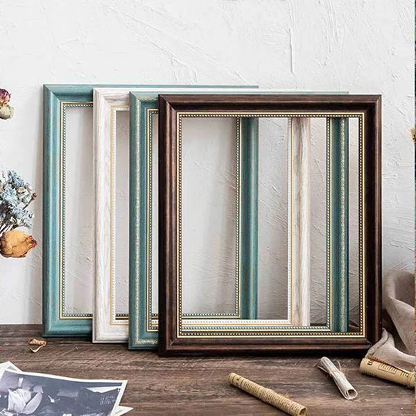 khung tranh gỗ phong cách vintage nghệ thuật