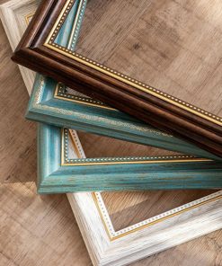 khung tranh gỗ vintage khổ lớn nghệ thuật