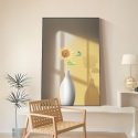 Tranh bình hoa hướng dương nghệ thuật OP27293950 chụp nghiêng