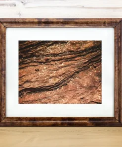 khung tranh gỗ sồi nâu cao cấp