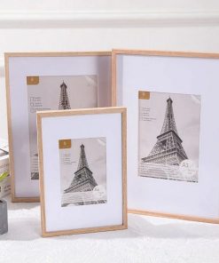 khung tranh gỗ hiện đại nghệ thuật màu gỗ