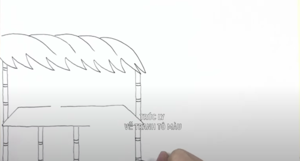 Thử học các cách vẽ tranh đi chợ ngày tết vô cùng đơn giản dành cho các bạn học sinh. 3 hình ảnh chiếc bàn