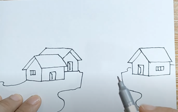 Mẹo vẽ tranh phong cảnh quê hương cực kì dễ dàng cho người mới bắt đầu. 7 hình ảnh bãi đất