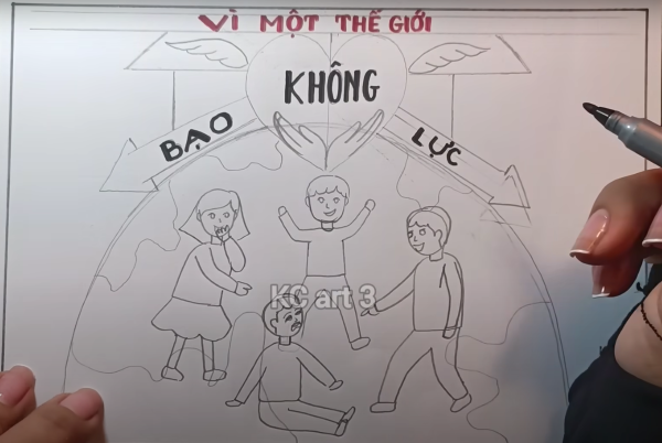 tô màu dòng chữ