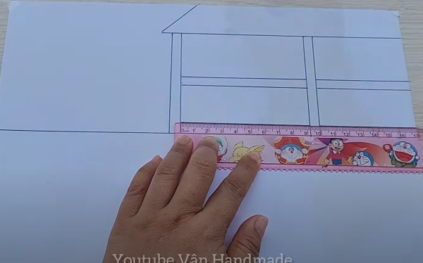 vẽ cột của ngôi trường