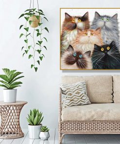 Tranh cộng đồng mèo ú PTR0121
