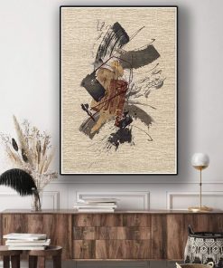 Tranh trừu tượng trang trí tủ giầy PTR0116