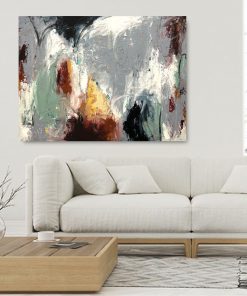 Tranh trừu tượng vết thời gian PTR0116