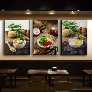 Tranh MÓN CHÈ trang trí quán ăn vặt PTR0322