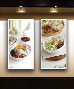 Tranh MÓN CHÈ trang trí quán ăn vặt PTR0205