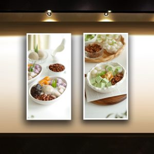 Tranh MÓN CHÈ trang trí quán ăn vặt PTR0205