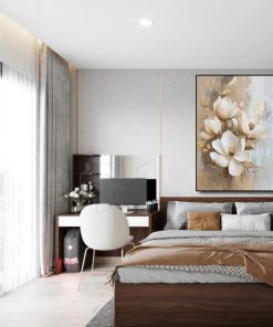 Tranh in sơn dầu hoa ngọc lan PTR0159