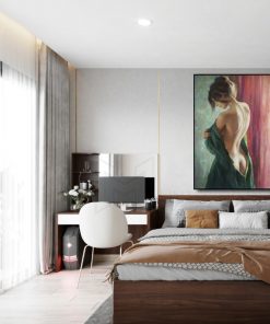 Tranh bán nude cô gái quyển rũ PTR0152