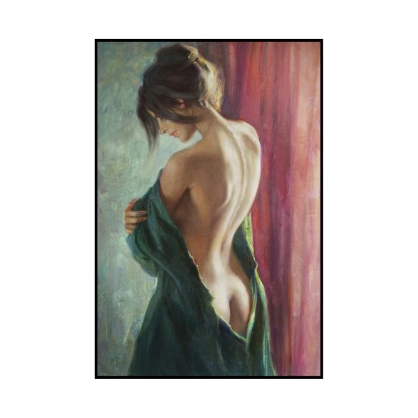 Tranh bán nude cô gái quyển rũ PTR0152
