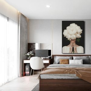 Tranh nghệ thuật cô gái quyến rũ PTR0153