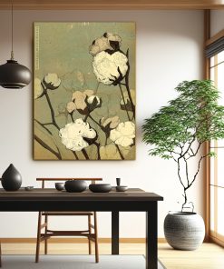 Tranh hoa Anh Túc trắng PTR0166