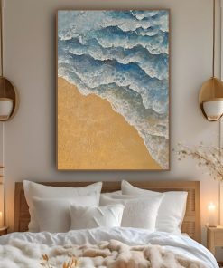 Tranh Sóng in sơn dầu PTR01176