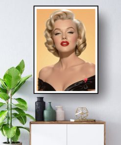 Tranh biểu tượng gợi cảm Marilyn Monroe PTR01179