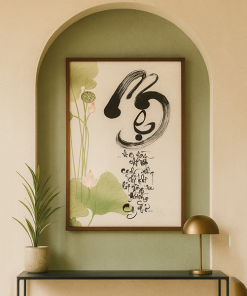 tranh mẹ thư pháp TT3613