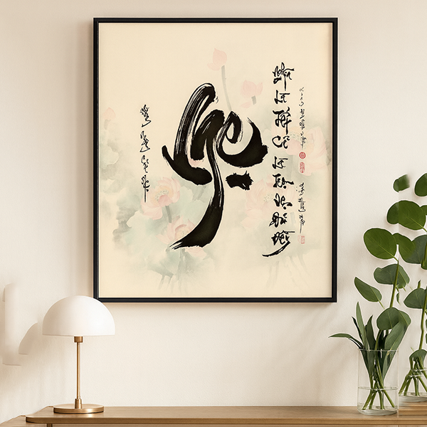 tranh mẹ thư pháp 2 tranh mẹ thư pháp TT3614