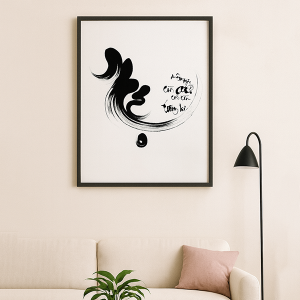tranh mẹ thư pháp TT3615