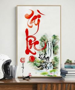 tranh chữ lộc thư pháp TT3657