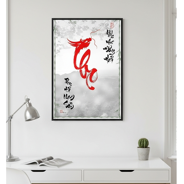 Chữ thọ thư pháp 6 tranh chữ thọ thư pháp TT3671