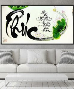 tranh chư phúc thư pháp TT3681