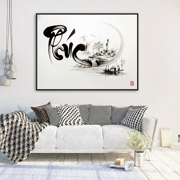 Chữ phúc thư pháp 1 tranh chữ phúc thư pháp TT3685