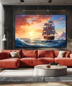 tranh sơn dầu thuận buồm xuôi gió TT3701