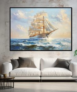 tranh sơn dầu thuận buồm xuôi gió TT3702